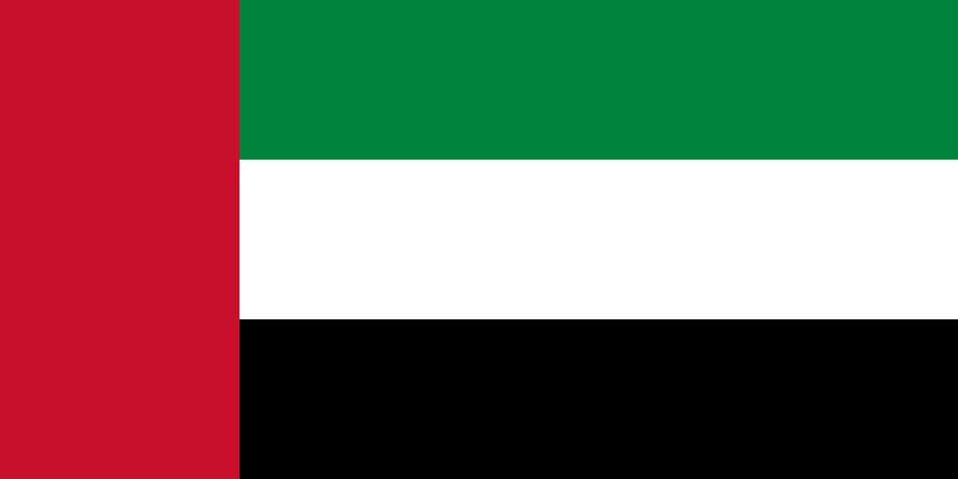 United Arab Emirates flag, 3x5 ft polyester wall flag with grommets