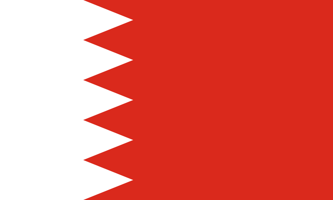 Bahrain flag, 3x5 ft polyester wall flag with grommets