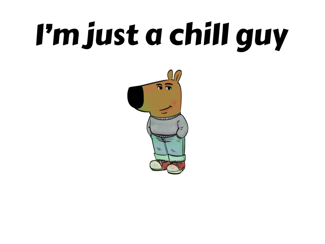 I'm Just a chill guy flag