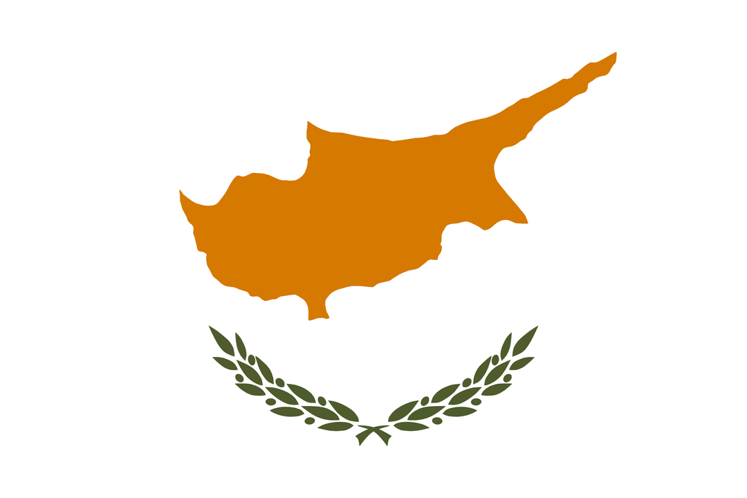 Cyprus flag, 3x5 ft polyester wall flag with grommets