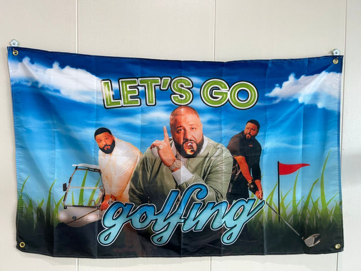 DJ Khaled Let's Go Golfing Flag