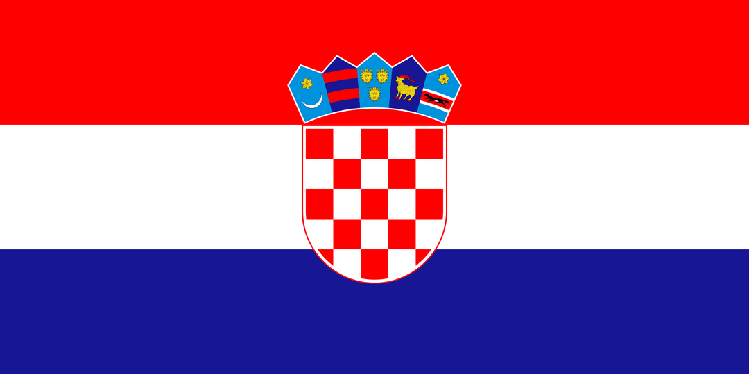 Croatia flag, 3x5 ft polyester wall flag with grommets