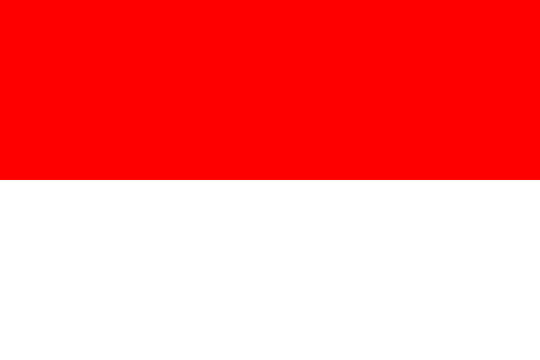 Indonesia flag, 3x5 ft polyester wall flag with grommets