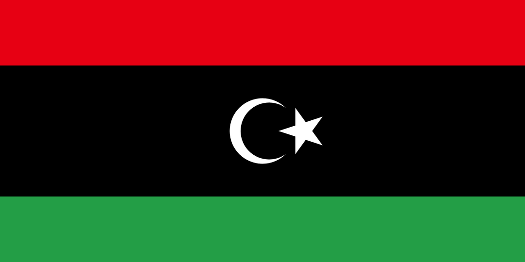 Libya flag, 3x5 ft polyester wall flag with grommets