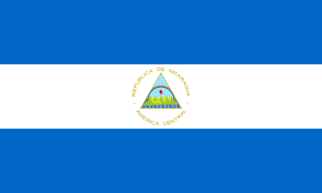 Nicaragua flag, 3x5 ft polyester wall flag with grommets