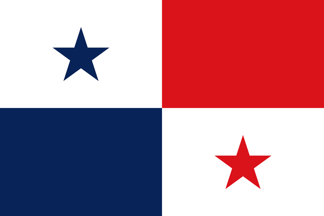 Panama flag, 3x5 ft polyester wall flag with grommets