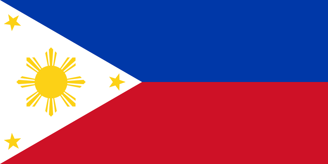 Philippines flag, 3x5 ft polyester wall flag with grommets