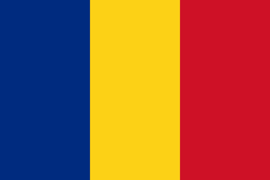 Romania flag, 3x5 ft polyester wall flag with grommets
