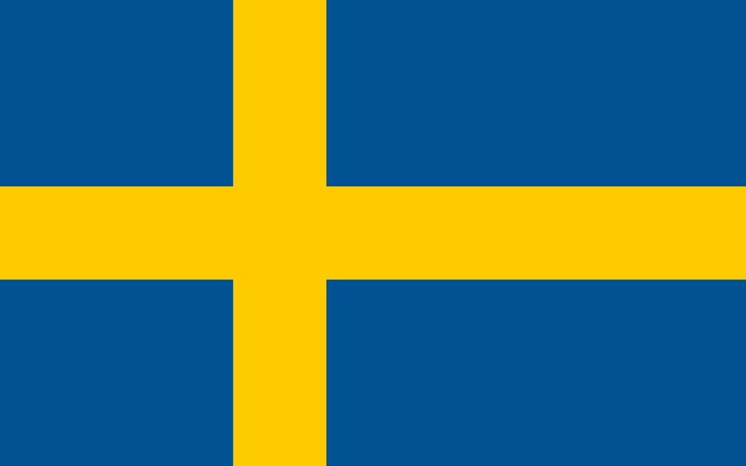 Sweden flag, 3x5 ft polyester wall flag with grommets
