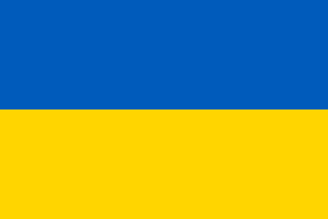 Ukraine flag, 3x5 ft polyester wall flag with grommets